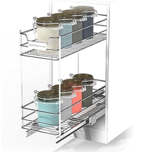 2-Tier Pull Out Kitchen Cabinet Organizer