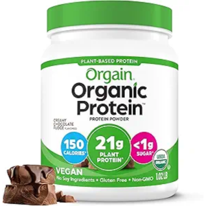 Orgain 1.02 Lb Chocolate Fudge Vegan Protein Powder