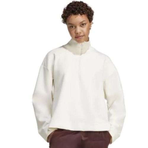 Adidas Women's Soft Lux Quarter-Zip Sweatshirt