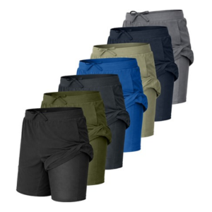5-Pack Men's Compression Liner Running Shorts