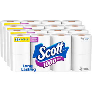 Scott 32-Pack 1000 1-Ply Toilet Paper